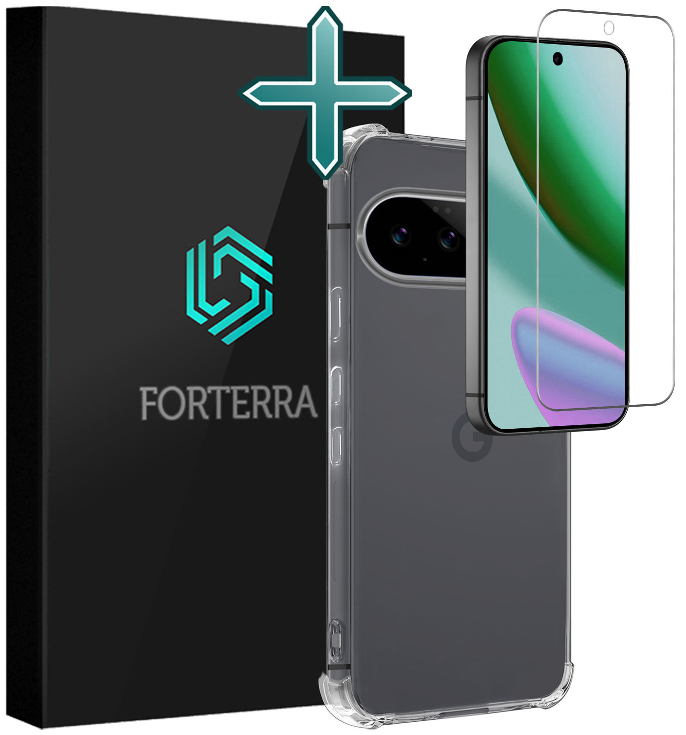Forterra Forterra Google Pixel 11 Pro Hoesje Shockproof Met Screenprotector