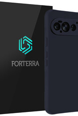 Forterra Forterra Google Pixel 11 Pro Hoesje Siliconen - Donkerblauw