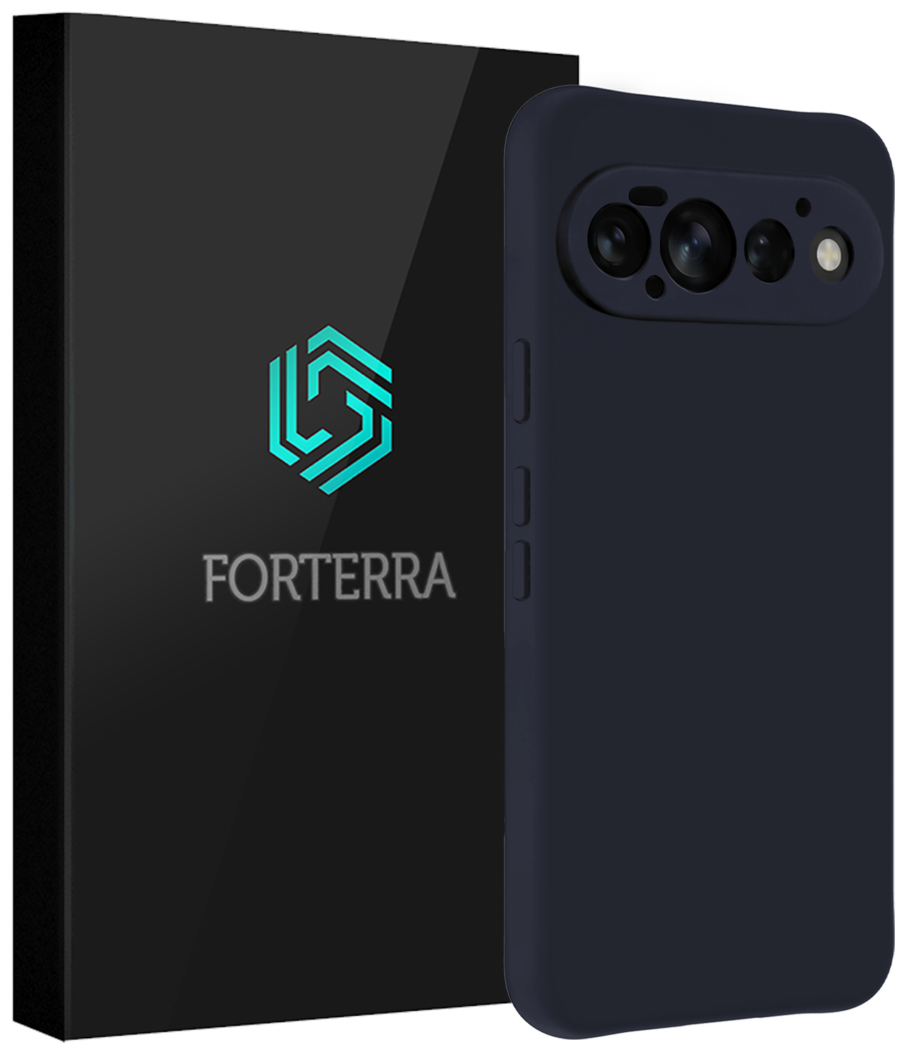 Forterra Forterra Google Pixel 11 Pro Hoesje Siliconen - Donkerblauw