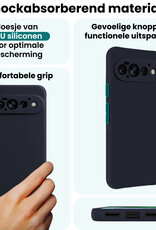 Forterra Forterra Google Pixel 11 Pro Hoesje Siliconen - Donkerblauw