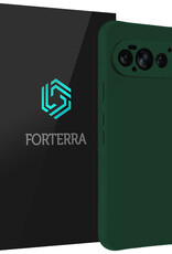 Forterra Forterra Google Pixel 11 Pro Hoesje Siliconen - Donkergroen