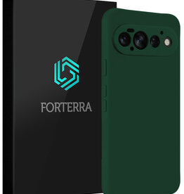 Forterra Forterra Google Pixel 11 Pro Hoesje Siliconen - Donkergroen