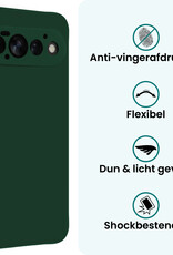 Forterra Forterra Google Pixel 11 Pro Hoesje Siliconen - Donkergroen