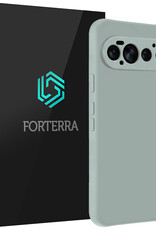 Forterra Forterra Google Pixel 11 Pro Hoesje Siliconen - Lichtblauw