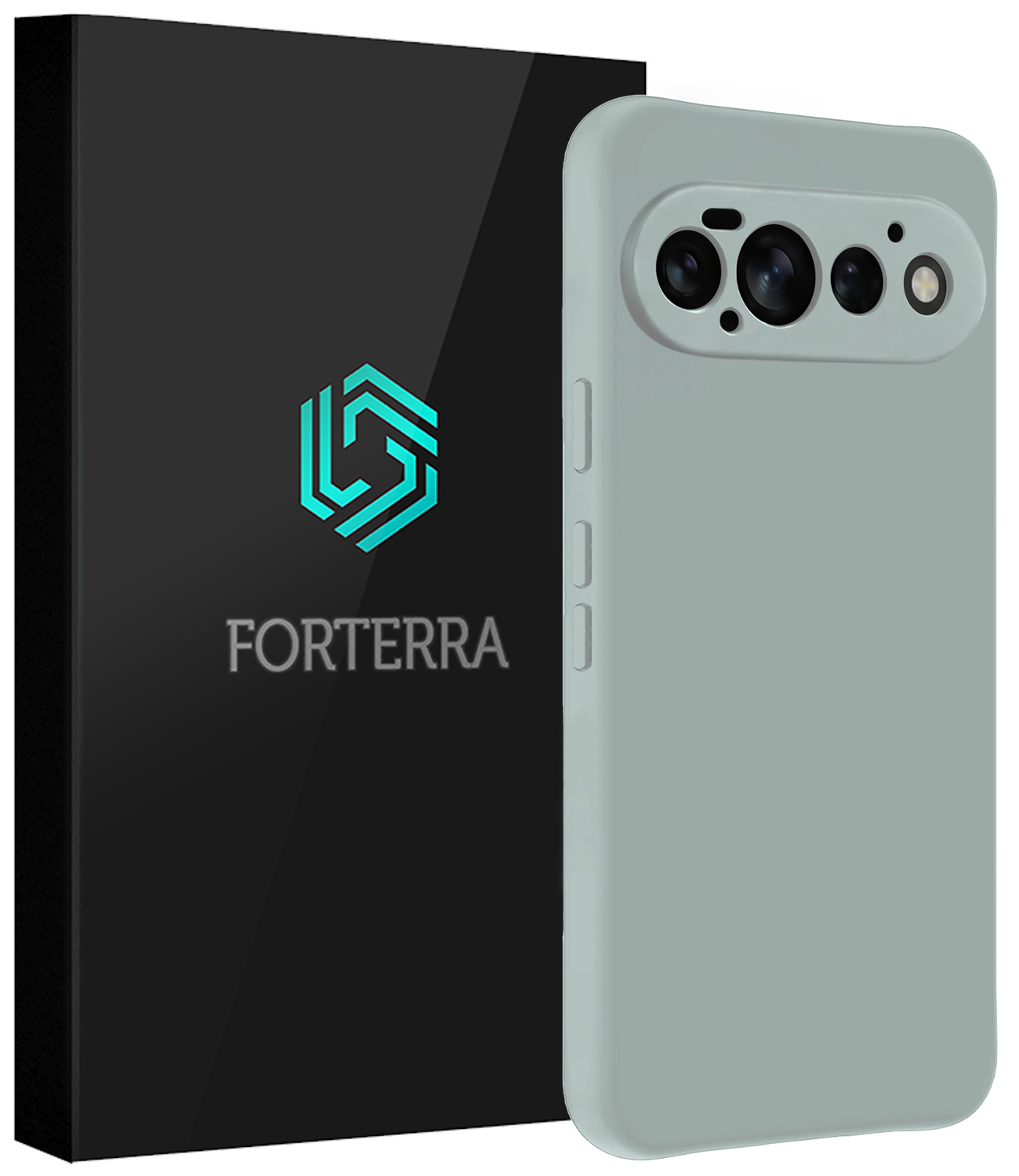 Forterra Forterra Google Pixel 11 Pro Hoesje Siliconen - Lichtblauw