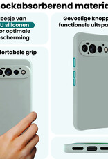 Forterra Forterra Google Pixel 11 Pro Hoesje Siliconen - Lichtblauw