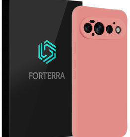 Forterra Forterra Google Pixel 11 Pro Hoesje Siliconen - Lichtroze