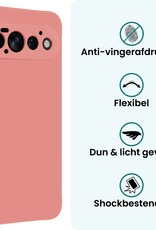 Forterra Forterra Google Pixel 11 Pro Hoesje Siliconen - Lichtroze