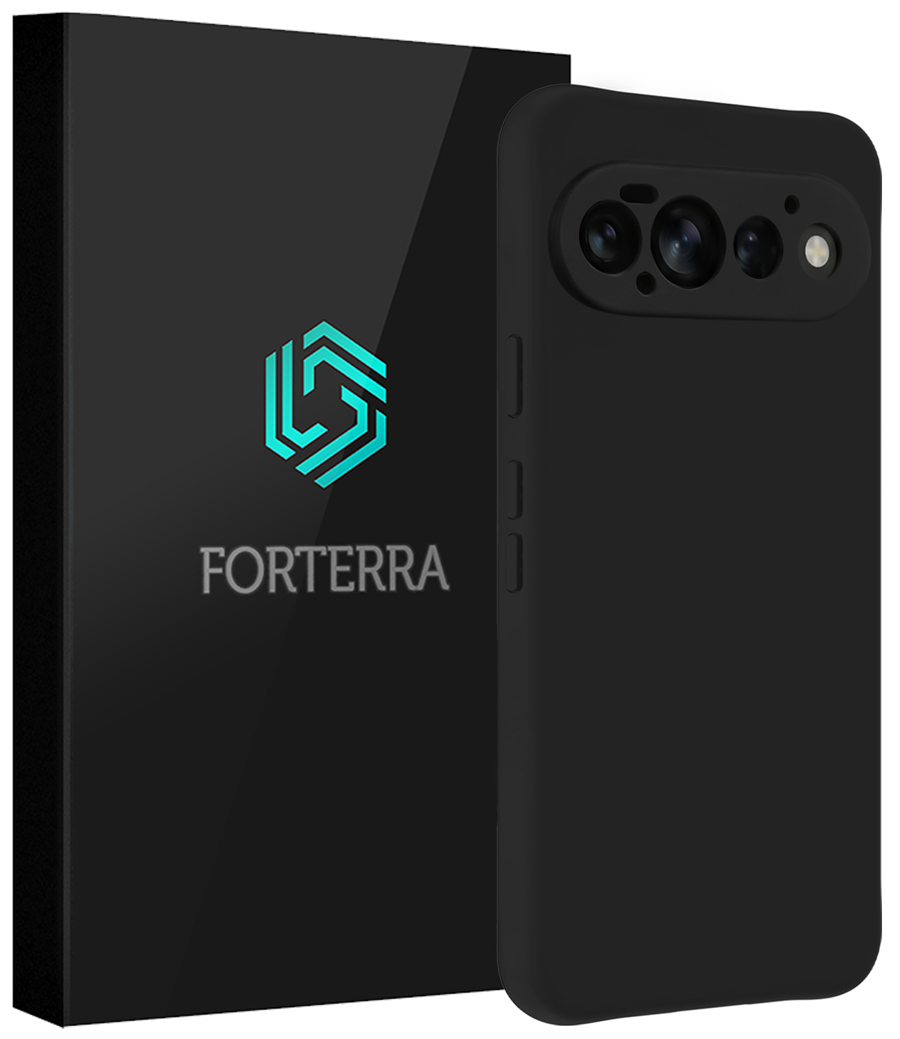 Forterra Forterra Google Pixel 11 Pro Hoesje Siliconen - Zwart