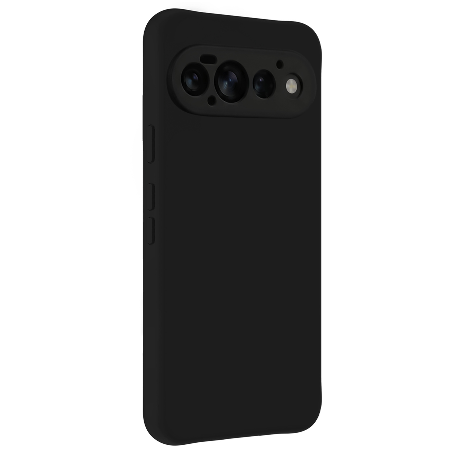 Forterra Forterra Google Pixel 11 Pro Hoesje Siliconen Met Screenprotector - Zwart