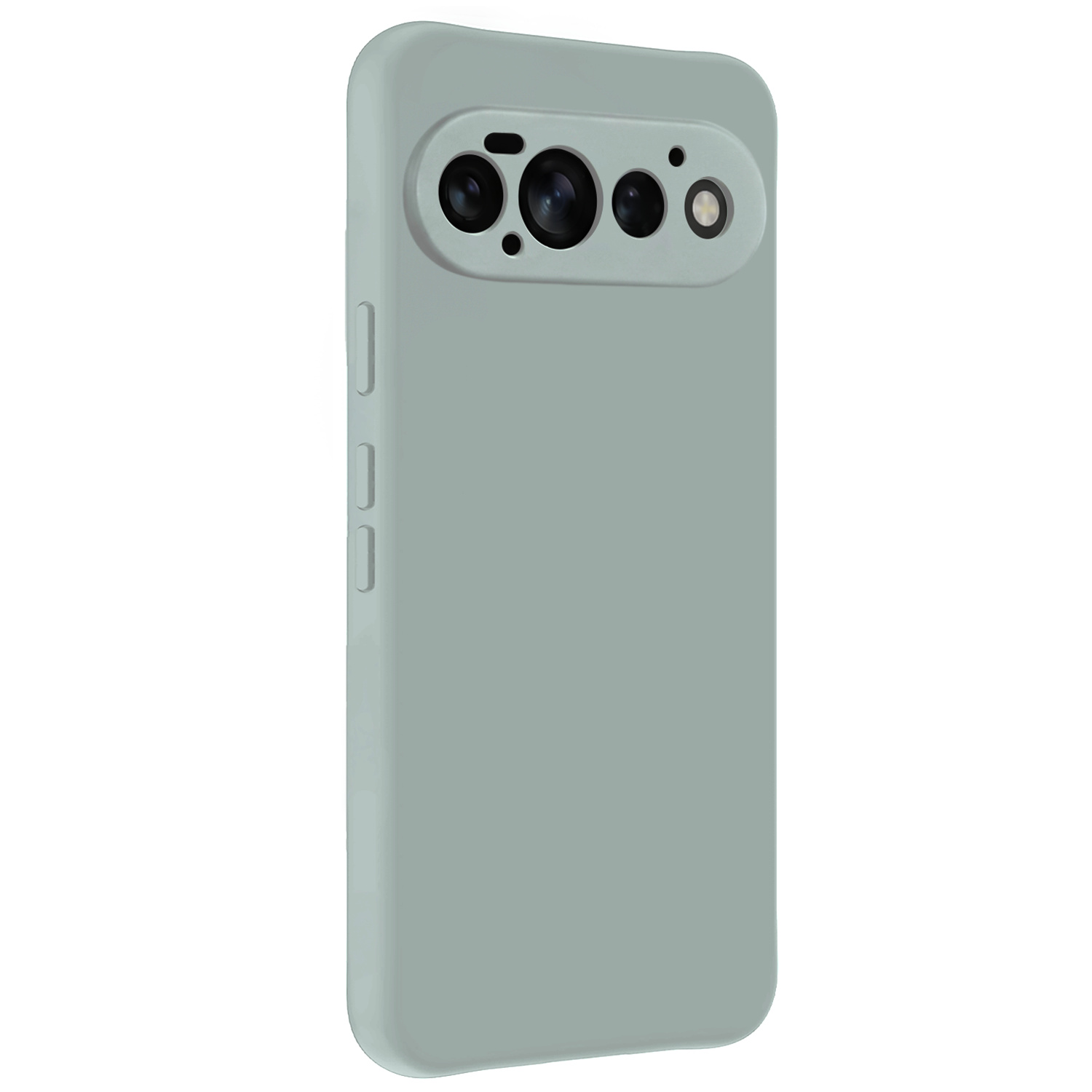 Forterra Forterra Google Pixel 11 Pro Hoesje Siliconen Met 2x Screenprotector - Lichtblauw