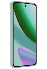Forterra Forterra Google Pixel 11 Pro Hoesje Siliconen Met 2x Screenprotector - Lichtblauw