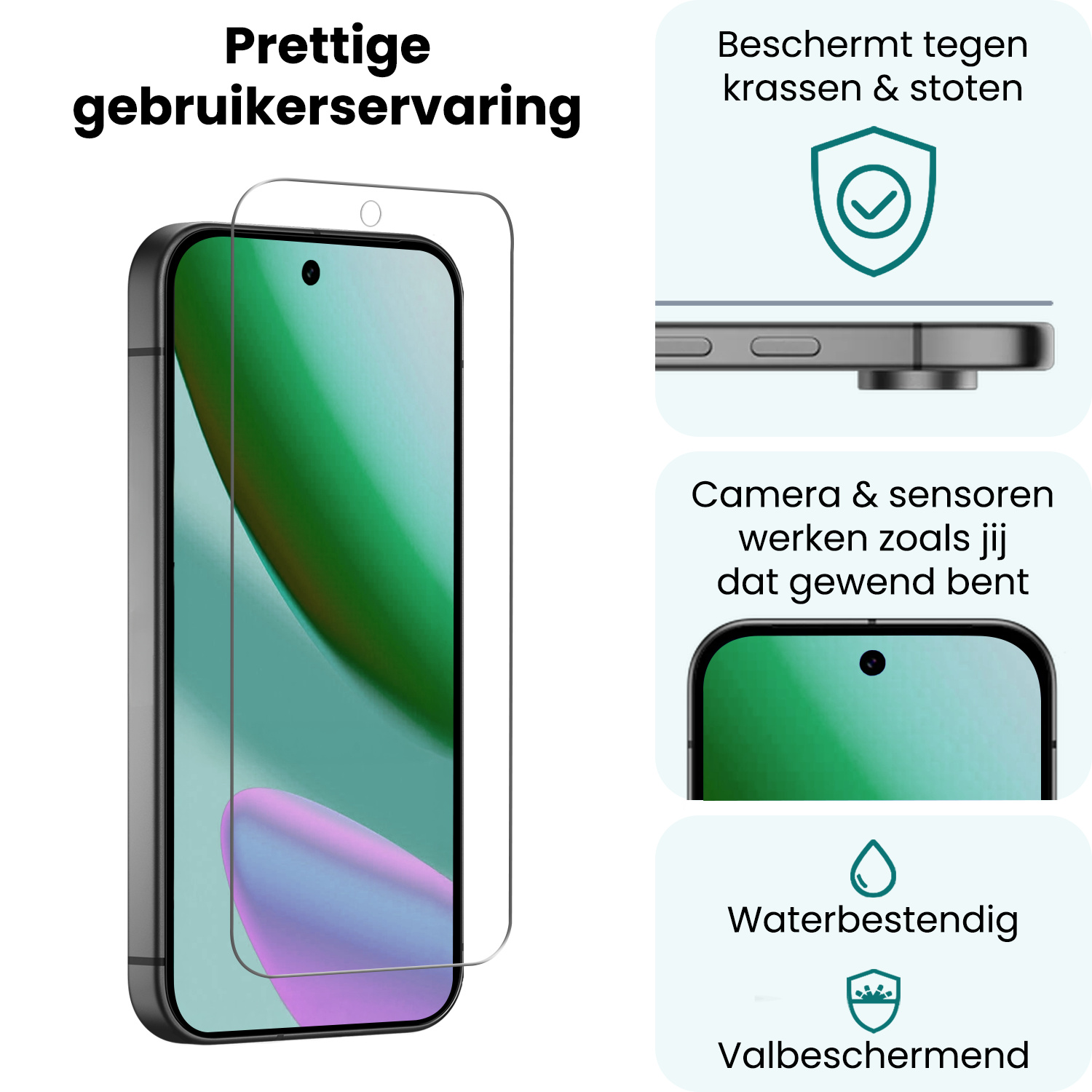 Forterra Forterra Google Pixel 11 Pro XL Screenprotector Glas