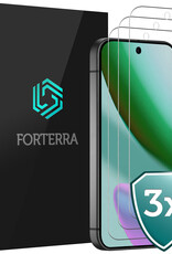 Forterra Forterra Google Pixel 11 Pro XL Screenprotector Glas - 3 PACK