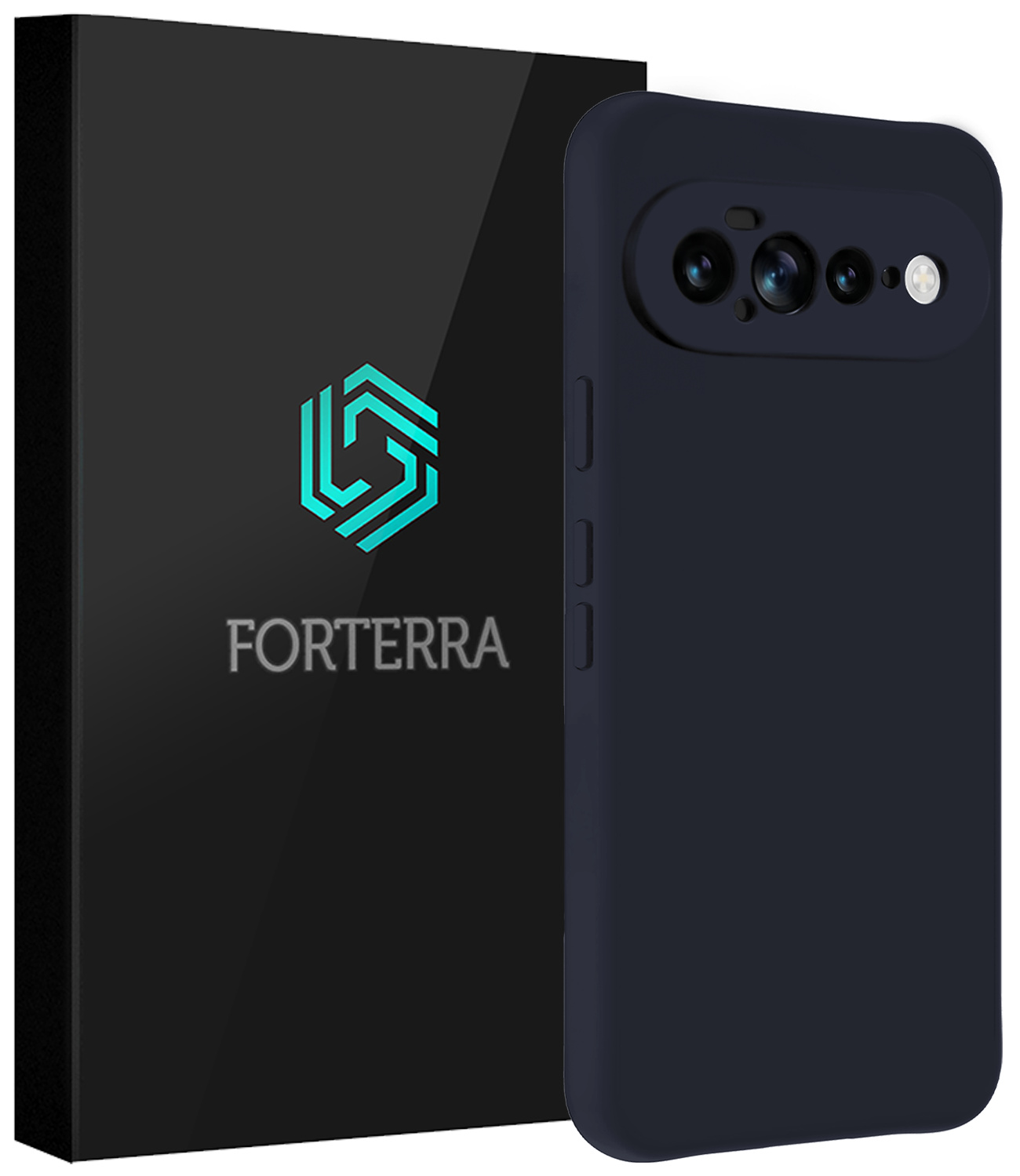 Forterra Forterra Google Pixel 11 Pro XL Hoesje Siliconen - Donkerblauw