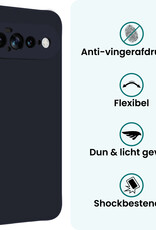 Forterra Forterra Google Pixel 11 Pro XL Hoesje Siliconen - Donkerblauw