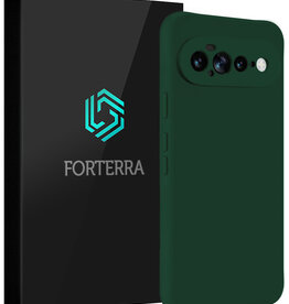 Forterra Forterra Google Pixel 11 Pro XL Hoesje Siliconen - Donkergroen