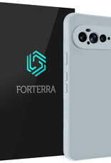 Forterra Forterra Google Pixel 11 Pro XL Hoesje Siliconen - Lichtblauw