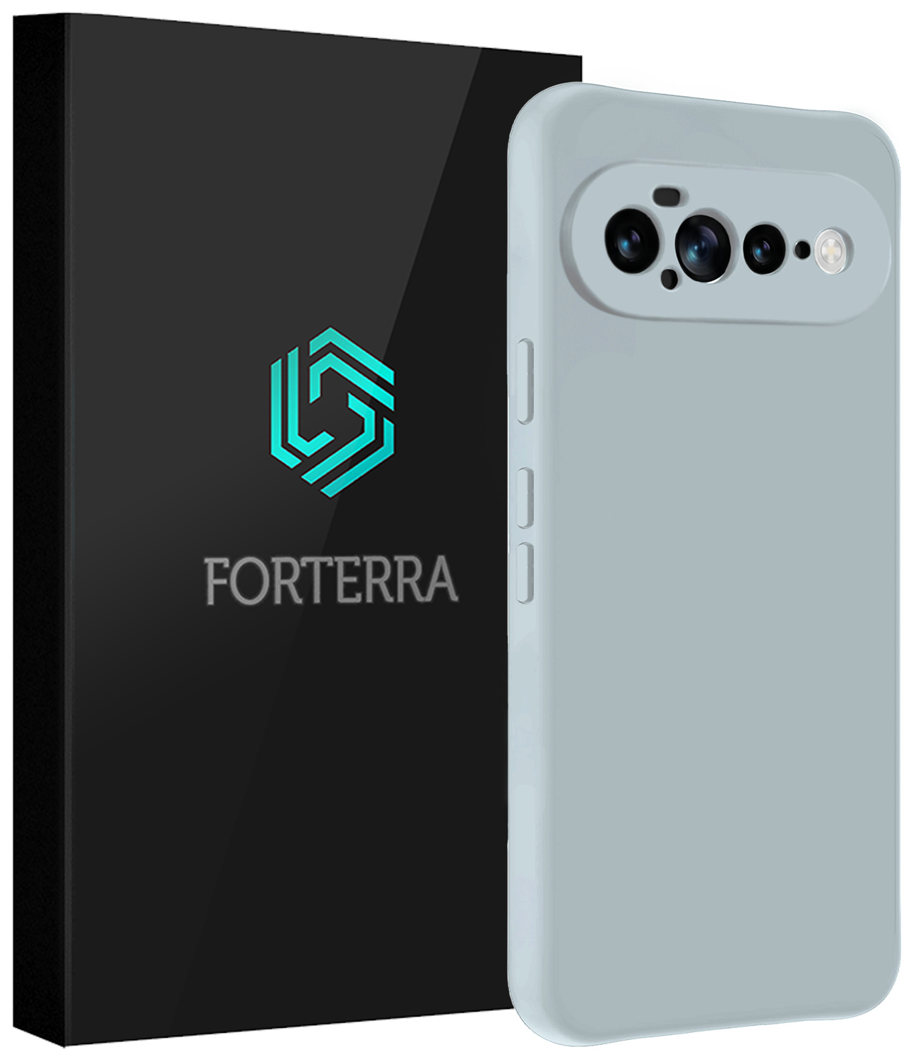 Forterra Forterra Google Pixel 11 Pro XL Hoesje Siliconen - Lichtblauw