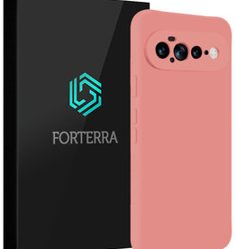 Forterra Forterra Google Pixel 11 Pro XL Hoesje Siliconen - Lichtroze