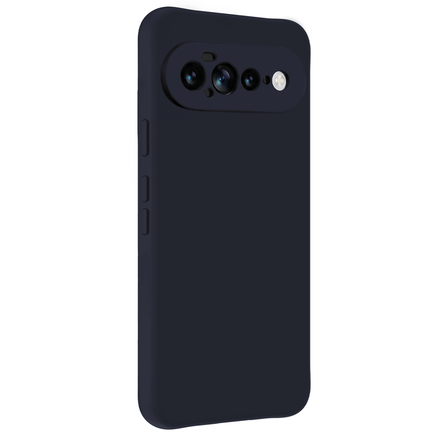 Forterra Forterra Google Pixel 11 Pro XL Hoesje Siliconen Met Screenprotector - Donkerblauw