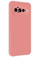 Forterra Forterra Google Pixel 11 Pro XL Hoesje Siliconen Met Screenprotector - Lichtroze