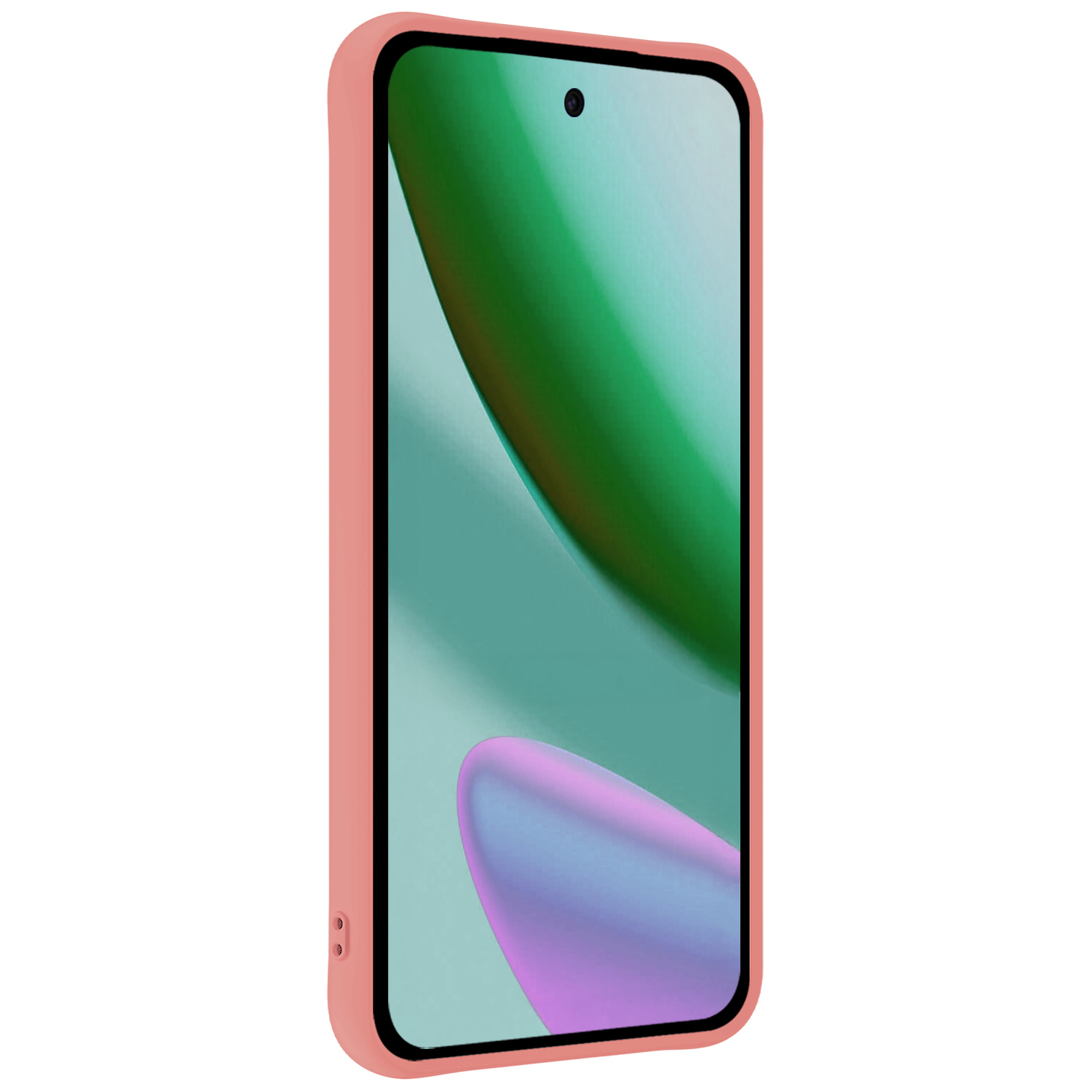 Forterra Forterra Google Pixel 11 Pro XL Hoesje Siliconen Met Screenprotector - Lichtroze