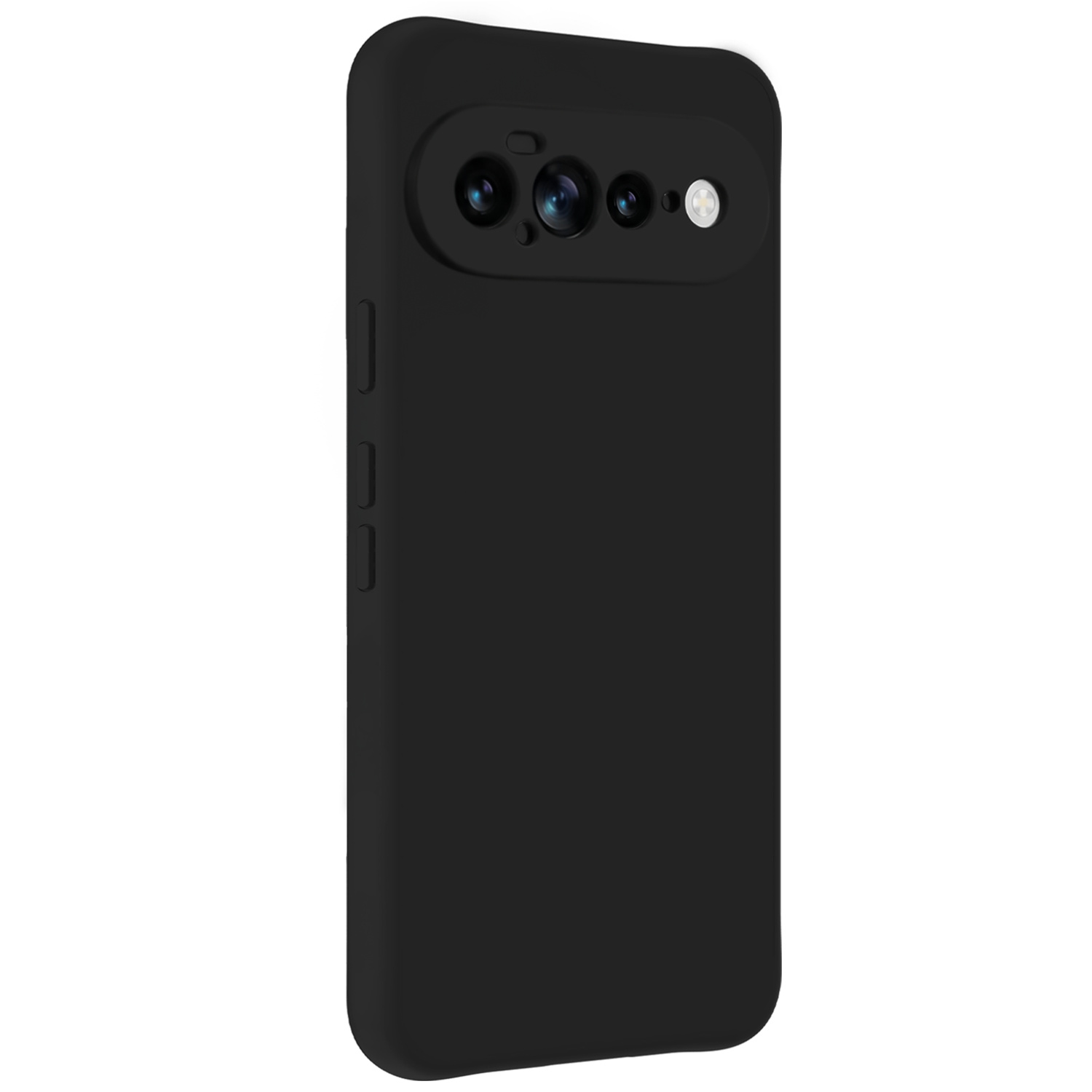 Forterra Forterra Google Pixel 11 Pro XL Hoesje Siliconen Met Screenprotector - Zwart