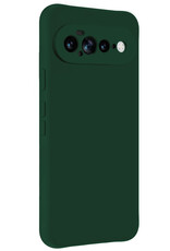 Forterra Forterra Google Pixel 11 Pro XL Hoesje Siliconen Met 2x Screenprotector - Donkergroen