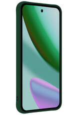 Forterra Forterra Google Pixel 11 Pro XL Hoesje Siliconen Met 2x Screenprotector - Donkergroen