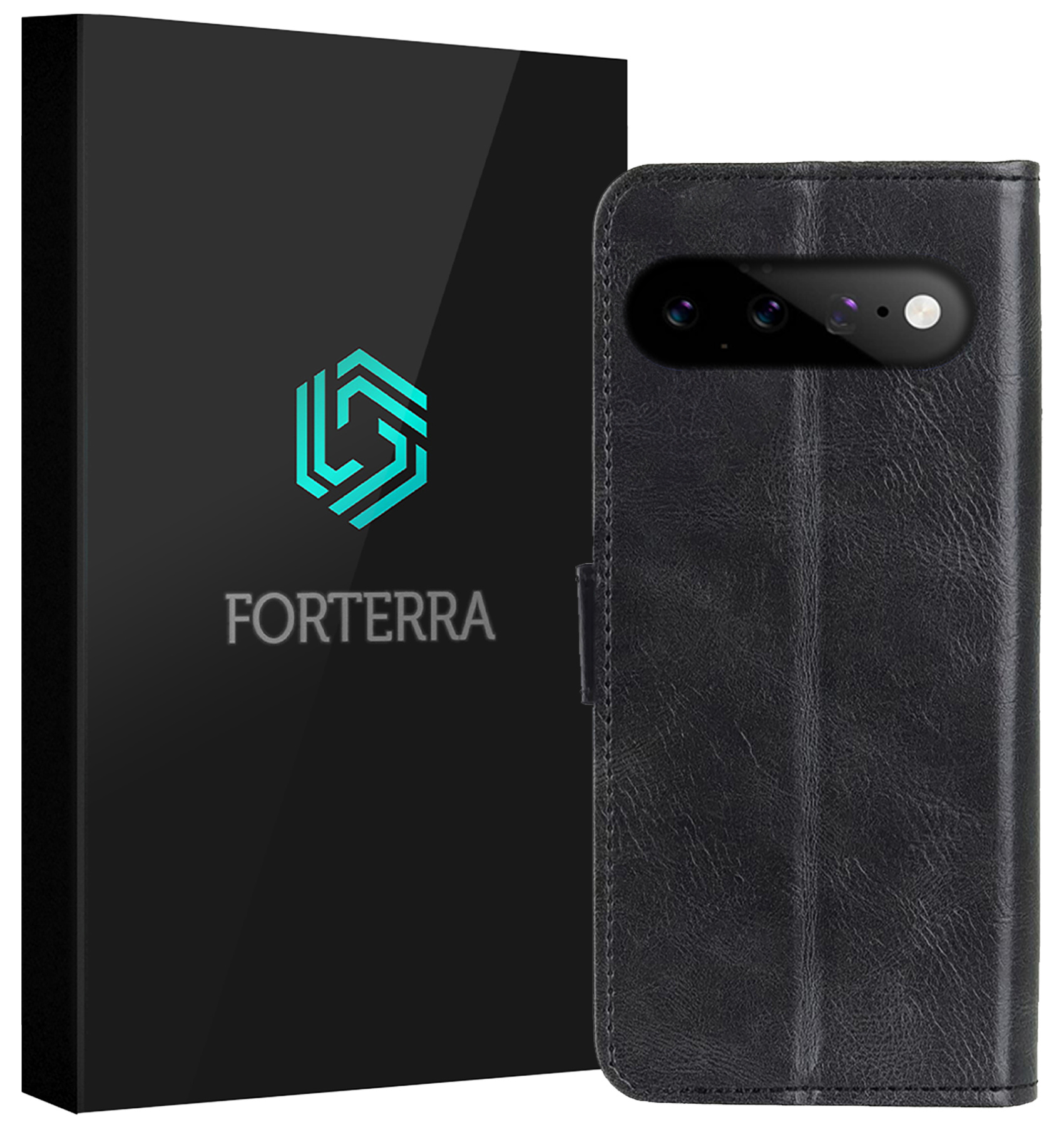 Forterra Forterra Google Pixel 11 Pro XL Hoesje Bookcase - Zwart