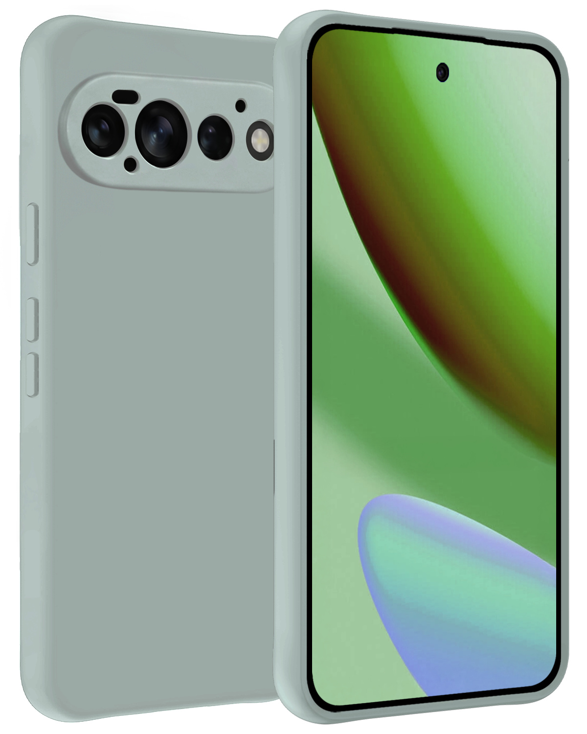 BASEY. BASEY. Google Pixel 11 Pro Hoesje Siliconen - Lichtblauw