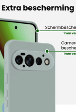 BASEY. BASEY. Google Pixel 11 Pro Hoesje Siliconen - Lichtblauw