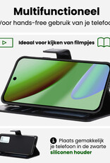BASEY. BASEY. Google Pixel 11 Hoesje Bookcase Met Screenprotector - Zwart