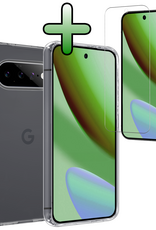BASEY. BASEY. Google Pixel 11 Pro Hoesje Siliconen Met Screenprotector - Transparant