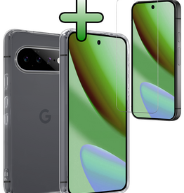 BASEY. BASEY. Google Pixel 11 Pro Hoesje Siliconen Met Screenprotector - Transparant
