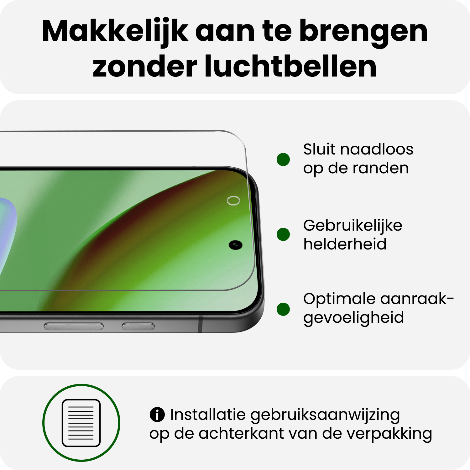 BASEY. BASEY. Google Pixel 11 Pro Hoesje Siliconen Met 2x Screenprotector - Transparant