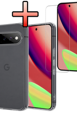 NoXx NoXx Google Pixel 11 Hoesje Siliconen Met Screenprotector - Transparant