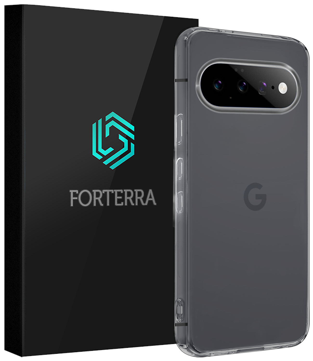 Forterra Forterra Google Pixel 11 Pro Hoesje Siliconen - Transparant