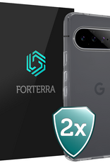 Forterra Forterra Google Pixel 11 Pro Hoesje Siliconen - Transparant - 2 PACK