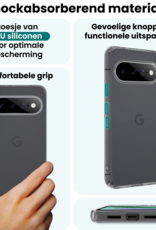 Forterra Forterra Google Pixel 11 Pro Hoesje Siliconen Met Screenprotector - Transparant