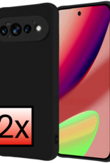 NoXx NoXx Google Pixel 11 Pro Hoesje Siliconen - Zwart - 2 PACK