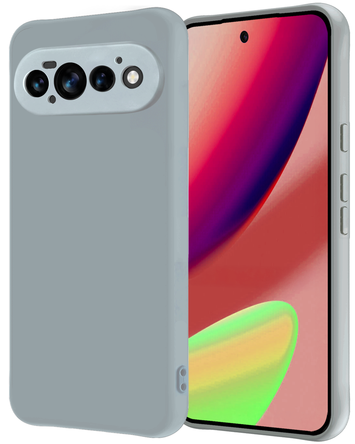 NoXx NoXx Google Pixel 11 Pro Hoesje Siliconen - Lichtblauw