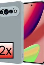NoXx NoXx Google Pixel 11 Pro Hoesje Siliconen - Lichtblauw - 2 PACK