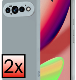 NoXx NoXx Google Pixel 11 Pro Hoesje Siliconen - Lichtblauw - 2 PACK