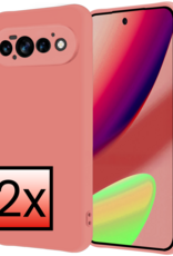 NoXx NoXx Google Pixel 11 Pro Hoesje Siliconen - Lichtroze - 2 PACK