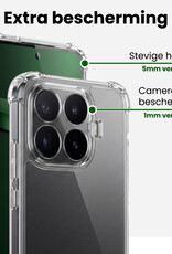BASEY. BASEY. Xiaomi 17T Hoesje Shockproof - Transparant