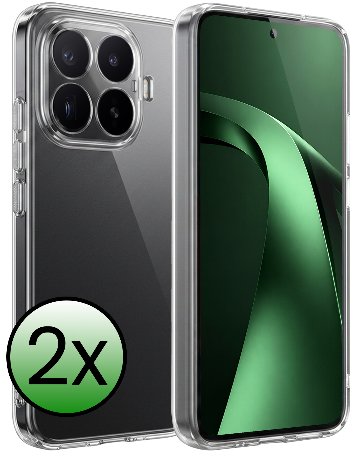 BASEY. BASEY. Xiaomi 17T Hoesje Siliconen - Transparant - 2 PACK