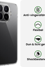 BASEY. BASEY. Xiaomi 17T Hoesje Siliconen Met Screenprotector - Transparant