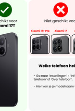 BASEY. BASEY. Xiaomi 17T Hoesje Siliconen - Zwart